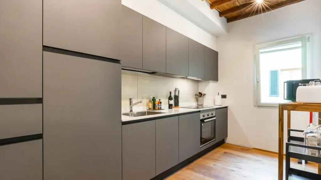 Cucina - Modernised Trilocale in Oltrarno, Florence