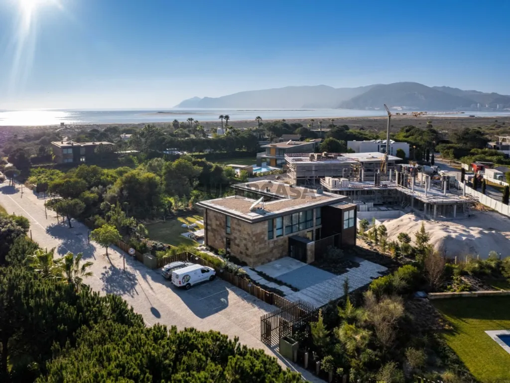 Aerial - Modern Villa with Sea View in Troia Resort