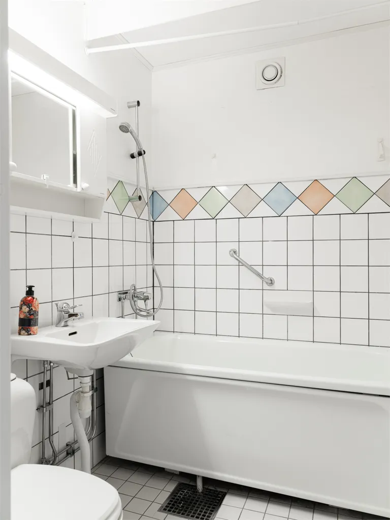 Bagni - Charming Two-Bedroom Flat with Balcony in Malmö