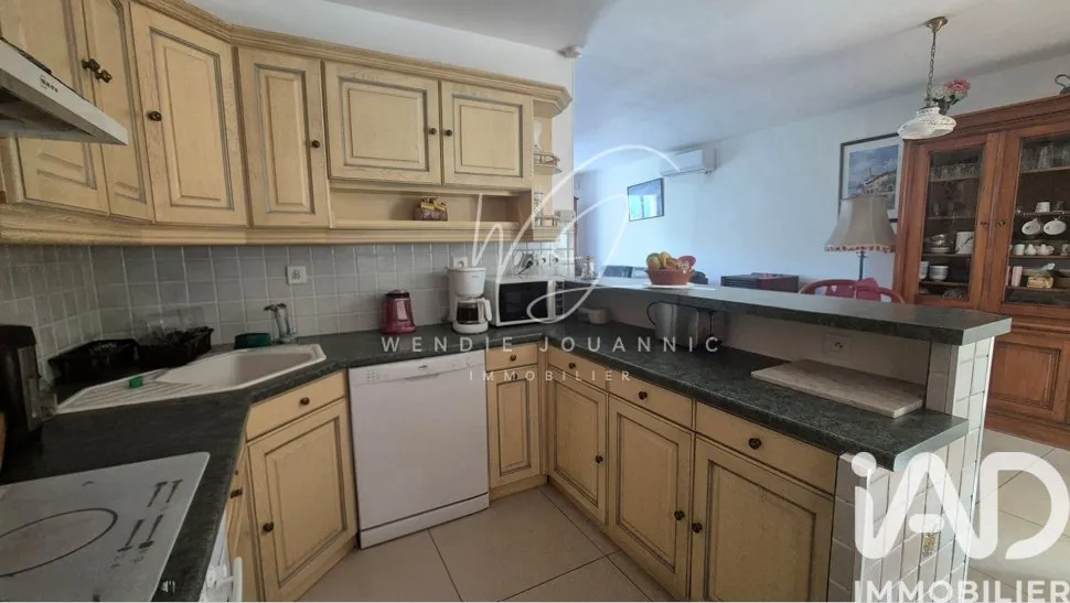 Kitchen - Charming 4-Piece House with Garden in Var