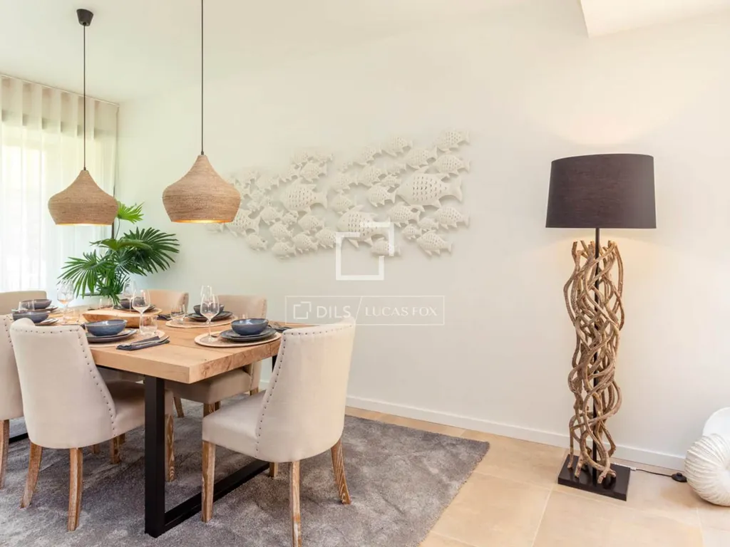 Söögituba - New-Build House with Sea View in Sa Riera