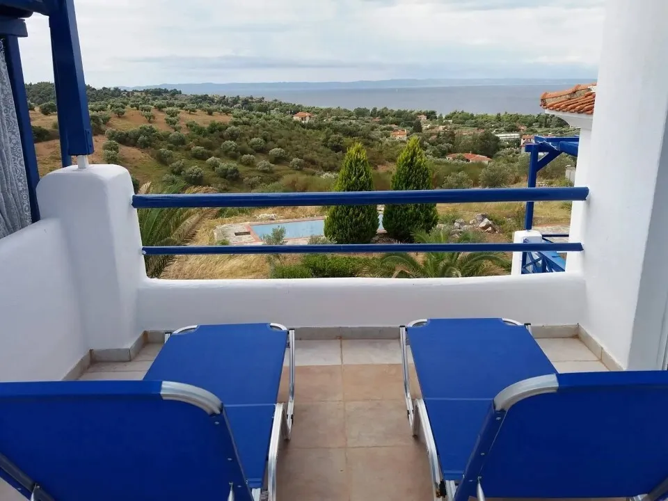 Terrasse - Maisonette with Sea View in Sithonia, Chalkidiki