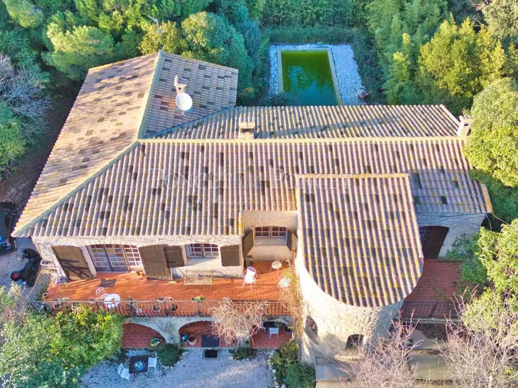 Õhuvaade - Residential Property with Pool near Pérols Centre