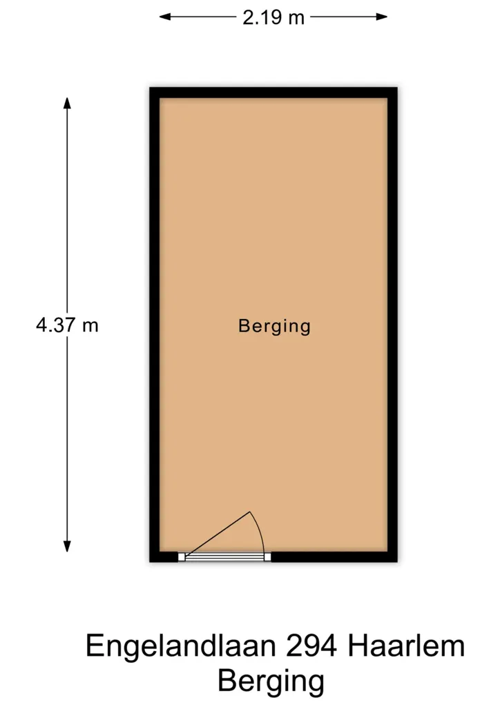 Plan - 2-Bedroom Flat with South-Facing Balcony in Haarlem