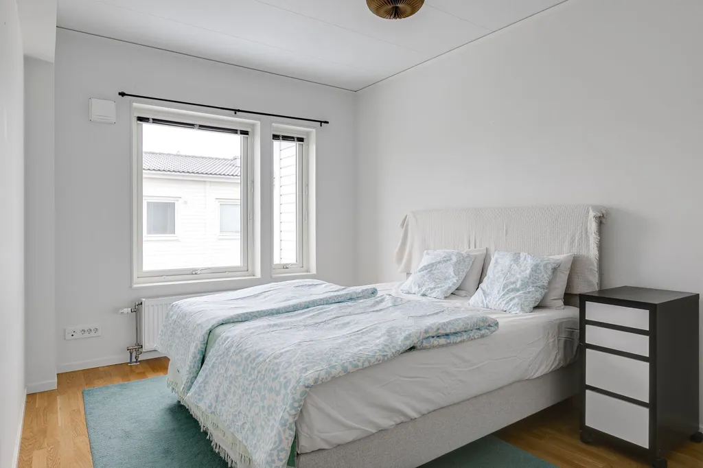 Bedrooms - Bostadsrättsparhus with Garden in Burlöv