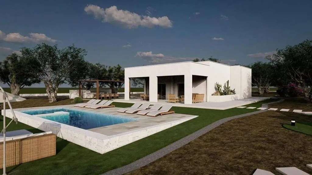 Approved Villa Project with Pool in Ostuni