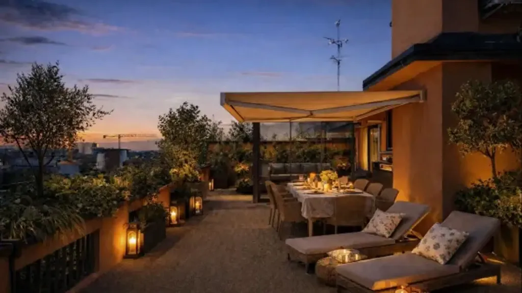 Terrasse - Penthouse with Large Terrace in Milan