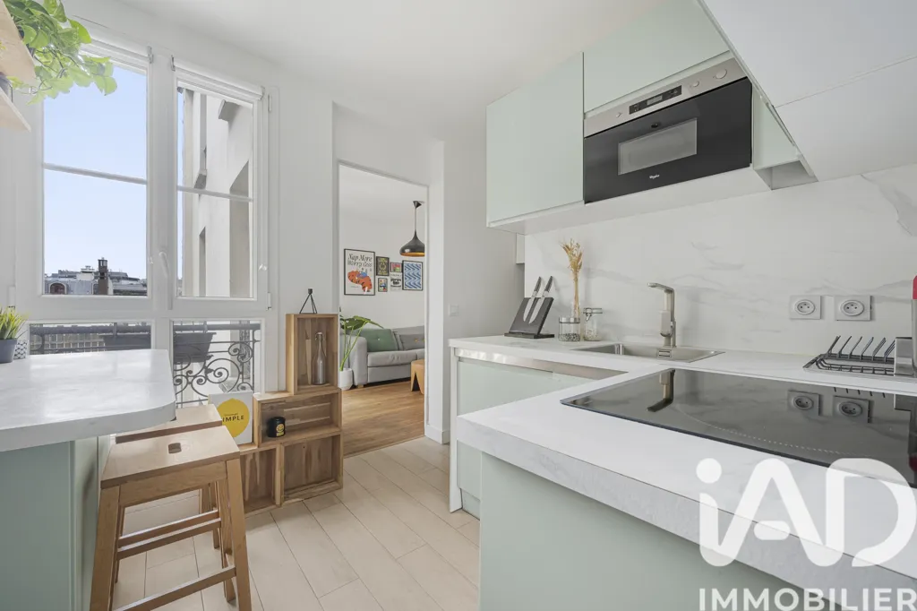 Cuisine - Appartement Rénové avec Balcon au 10ᵉ Arrondissement