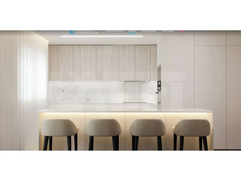 Köök - Luxury Flat with Terraces in Vale de Flores, Almada