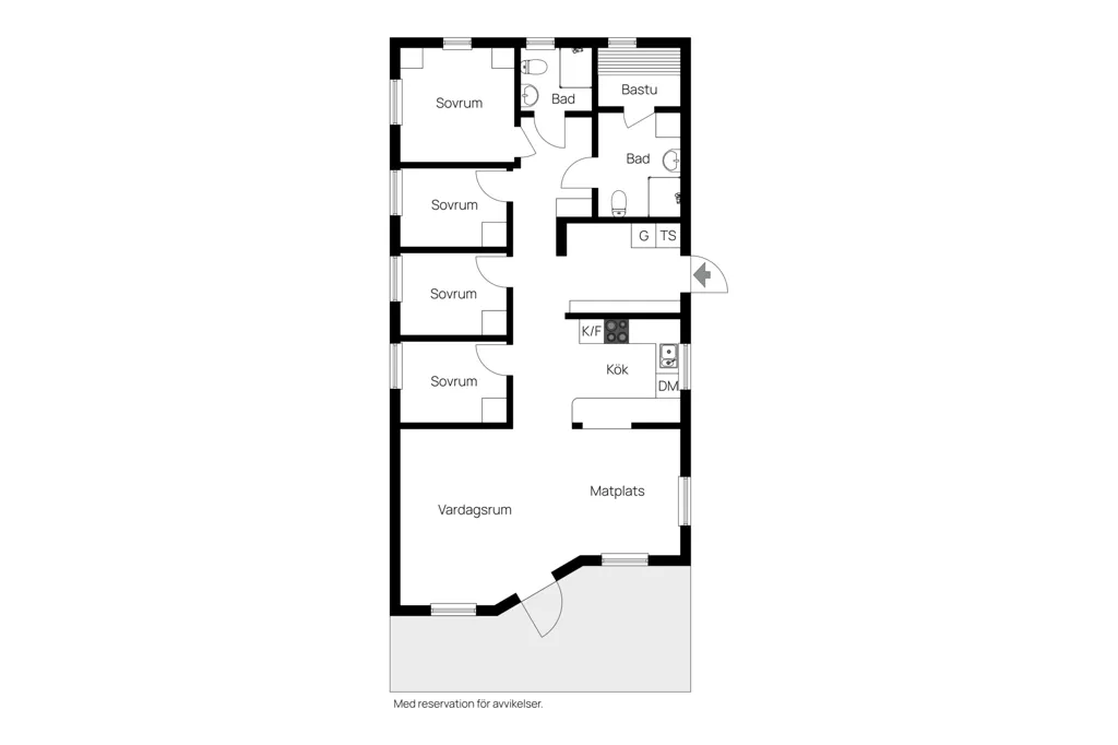 Plan - Apartment with Ski Access in Klövsjö