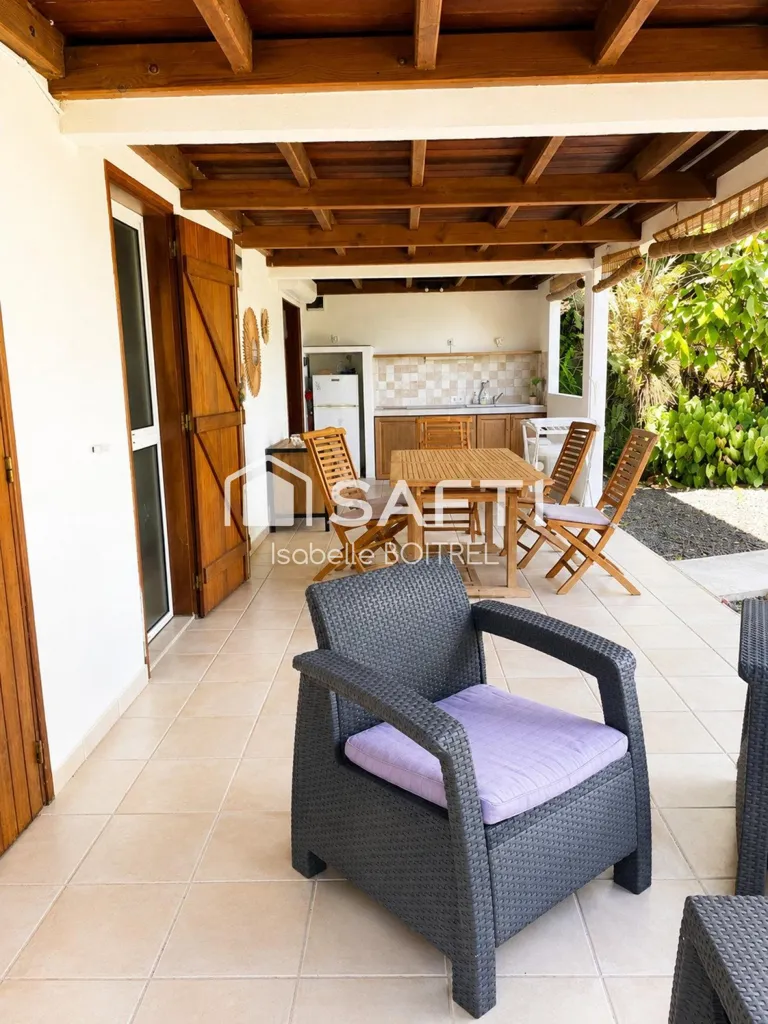 Terrasse - Villa avec Vue Mer et Terrasse à Bouillante
