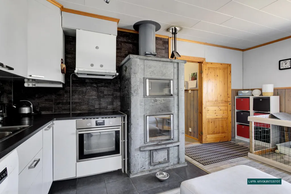Köök - Compact Cottage with Sauna in Sodankylä