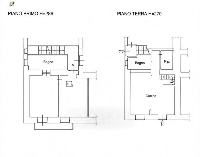 Plan - Three-Bedroom Apartment with Ground Floor in Barisciano