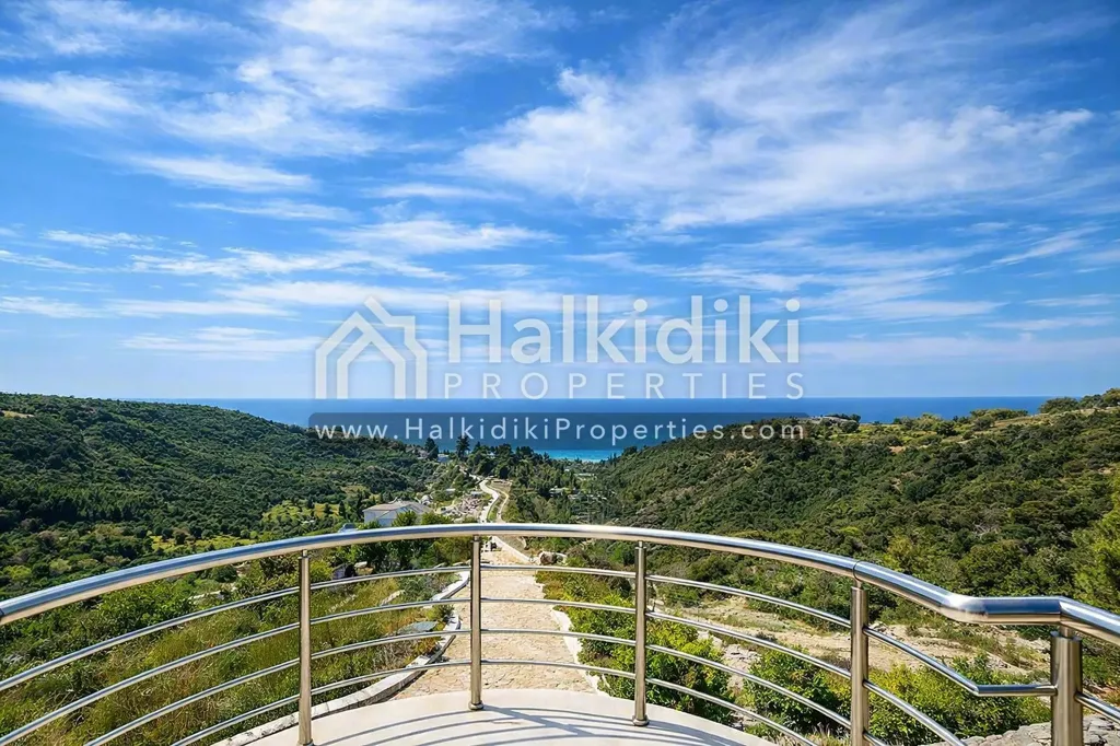 Terrasse - Detached House with Sea View in Kassandra