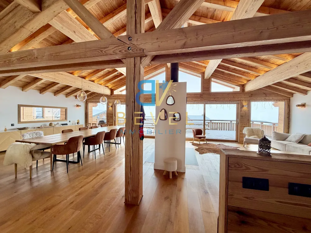 Soggiorno - Contemporary Chalet with Panoramic View in La Toussuire