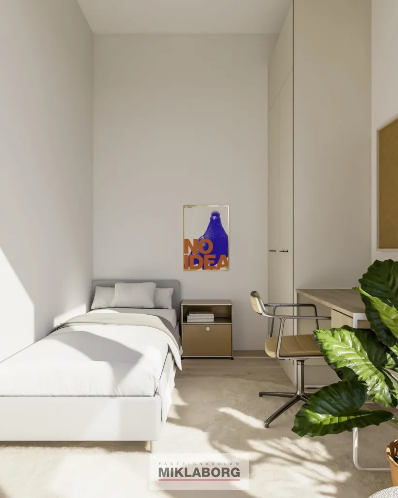 Camere da letto - New Flat with Balcony in Hafnarbraut