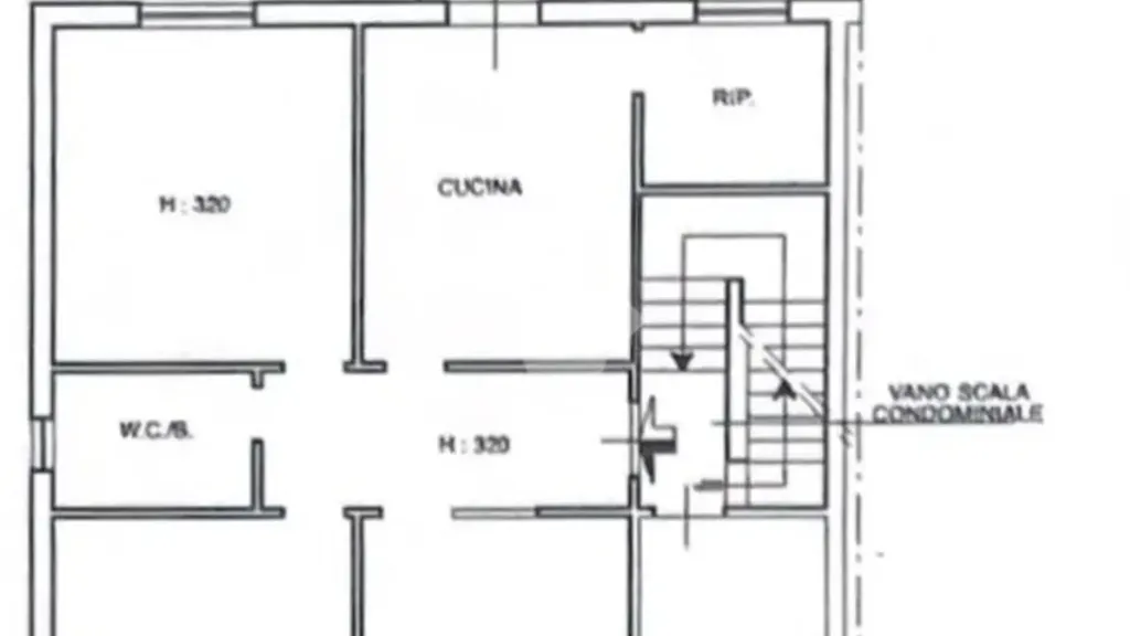 Plaan - Quadrilocale with Balcony in Sesto Fiorentino