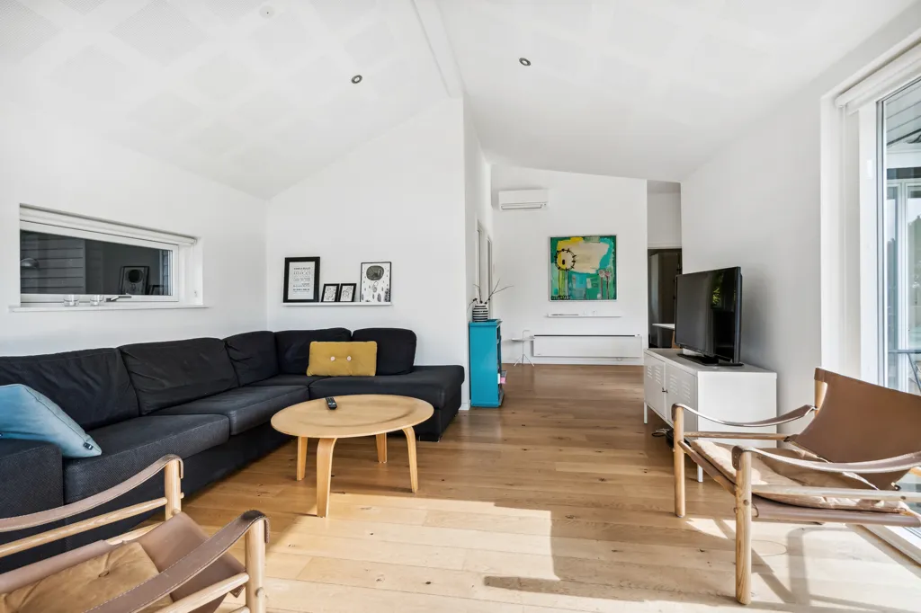 Living Room - Summerhouse with Wellness Area in Ringkøbing