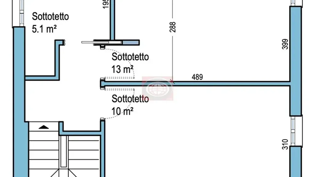 Floor Plan - Eco-Friendly Villa with Private Garden in Cesena