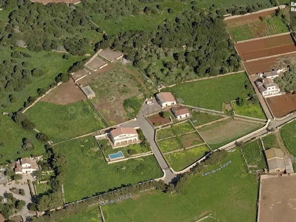 Aerial - Luxury Farmhouse with Pool near Mahon