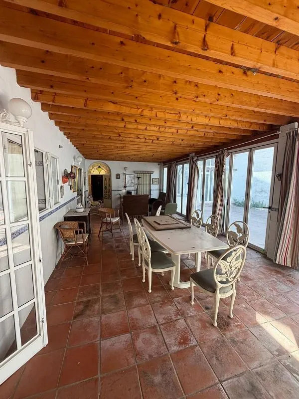 Terrasse - Semi-Detached House with Pool in Huelva