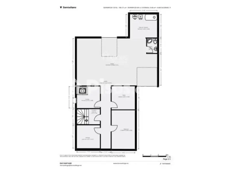 Plan - Chalet with Garden in Rianxo
