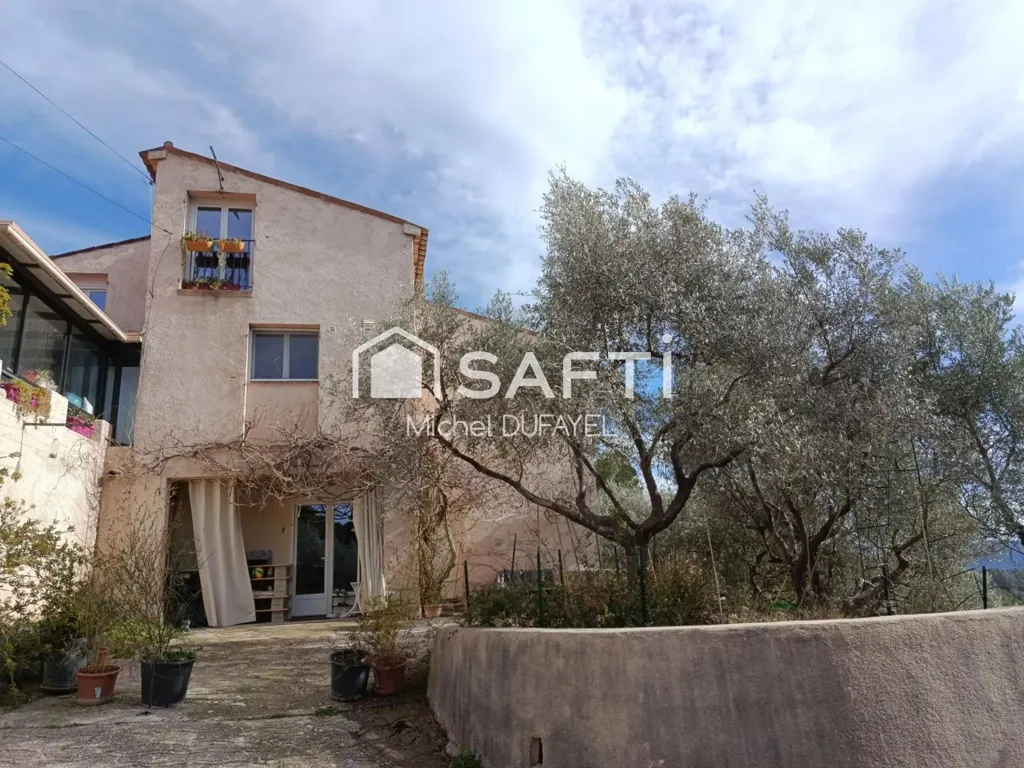 Extérieur - Maison Provençale avec Piscine à Claviers