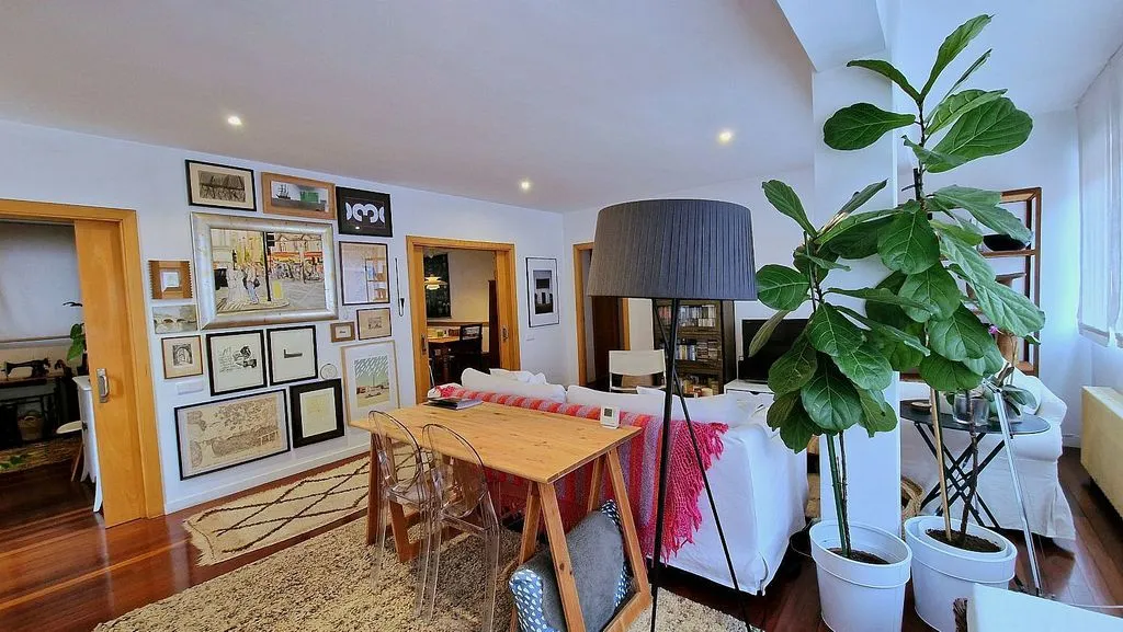 Séjour - Apartment with Terrace in Torrelavega