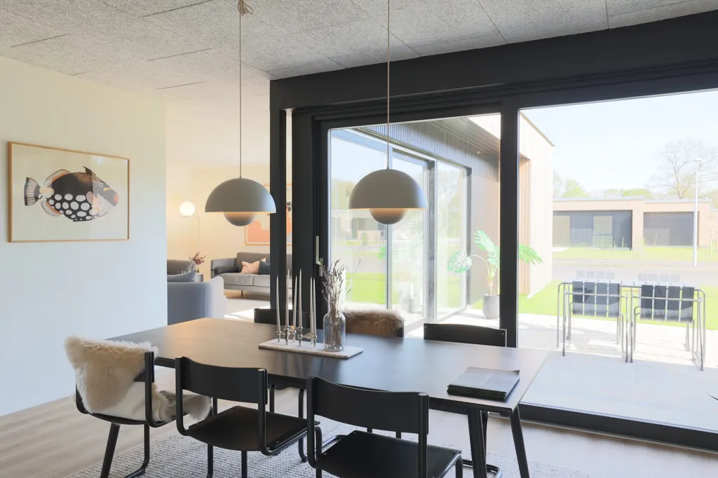 Dining Room - Architectural Garden House in Viborg