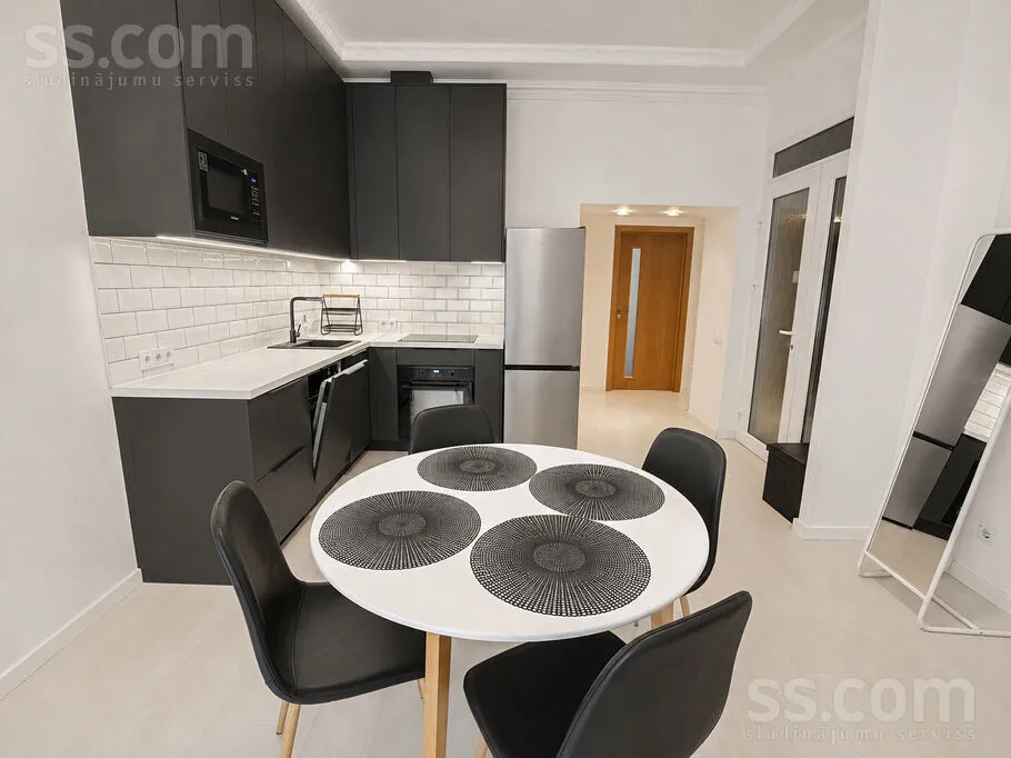 Cuisine - 4-Bedroom Flat with Terrace in Riga Centre