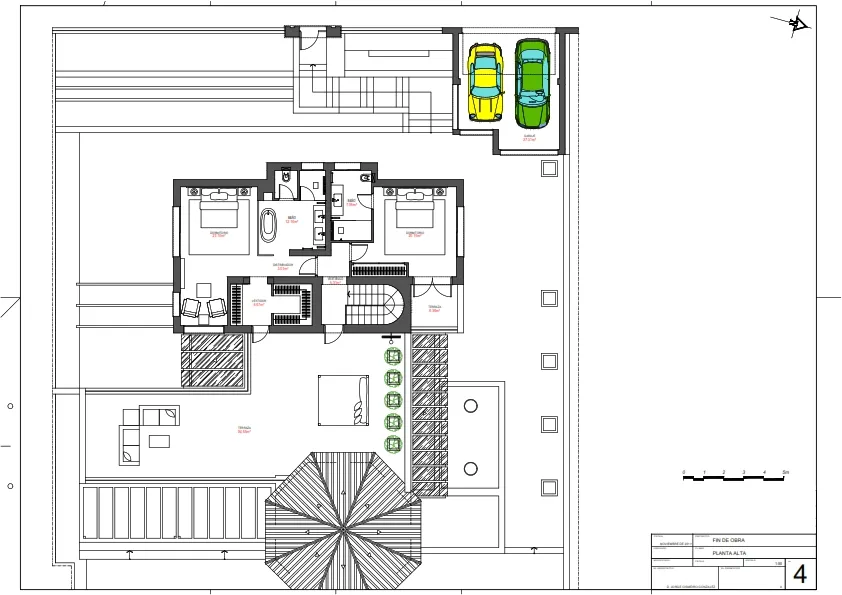 Plan - Contemporary Villa with Golf Views in Nueva Andalucía