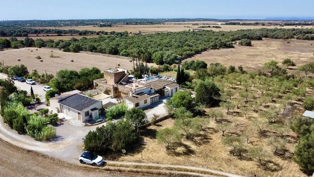 Õhuvaade - Rural House with Pool in Salines, Mallorca
