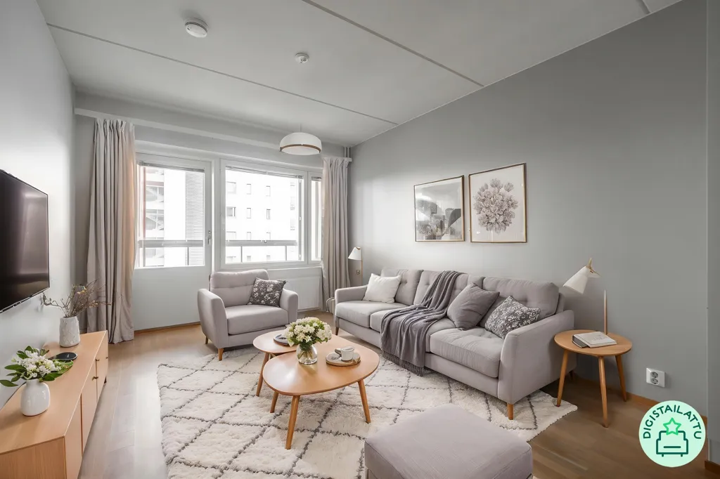 Elutuba - City Centre Flat with Balcony in Oulu