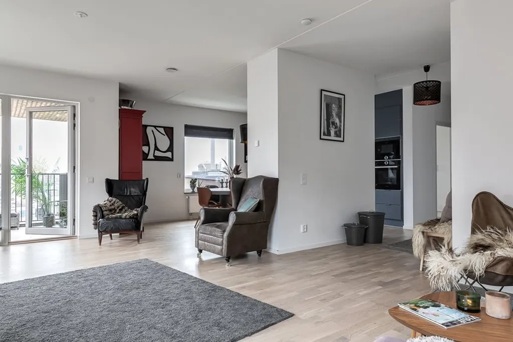 Soggiorno - Modern Flat with Sundown View in Helsingborg