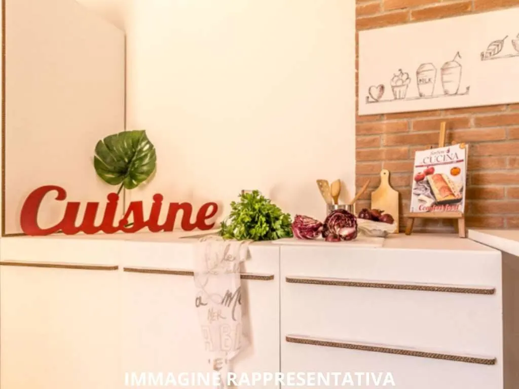 Cuisine - Auctioned Apartment with Balcony in Cuorgnè