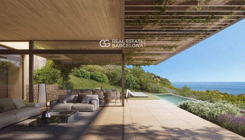 Terrass - New Build Villa with Sea View in Palafrugell