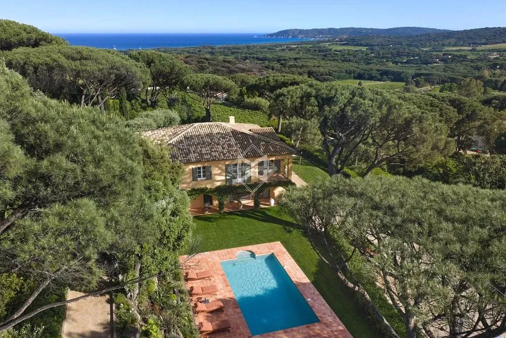 Õhuvaade - Luxury Villa with Sea View in Saint-Tropez