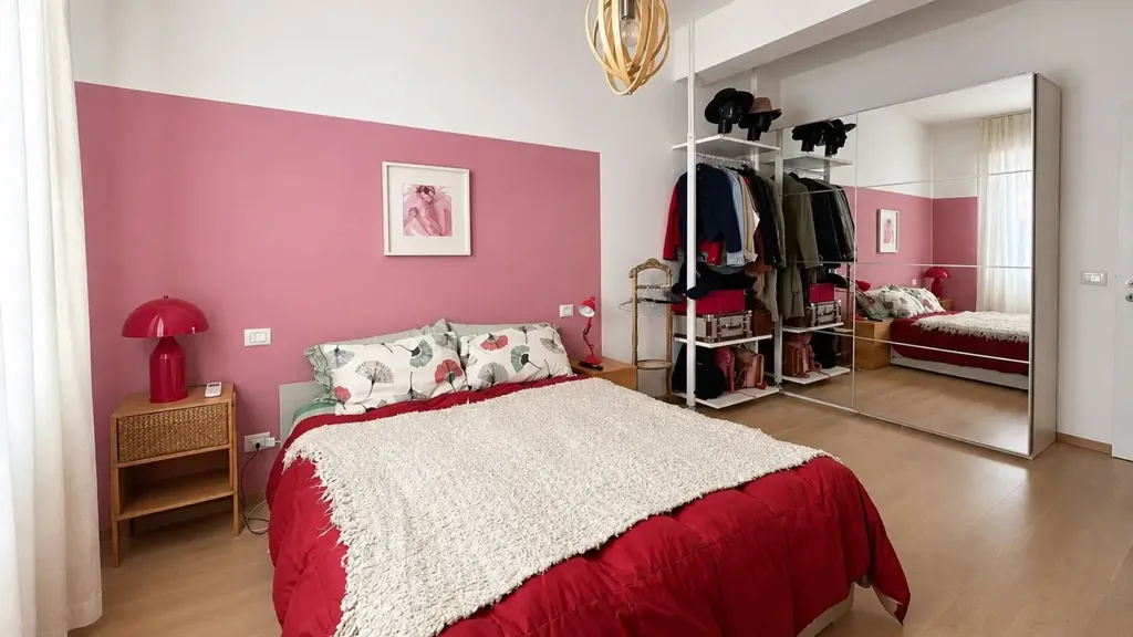 Bedrooms - Rearranged Apartment with Terrazzo in Bologna