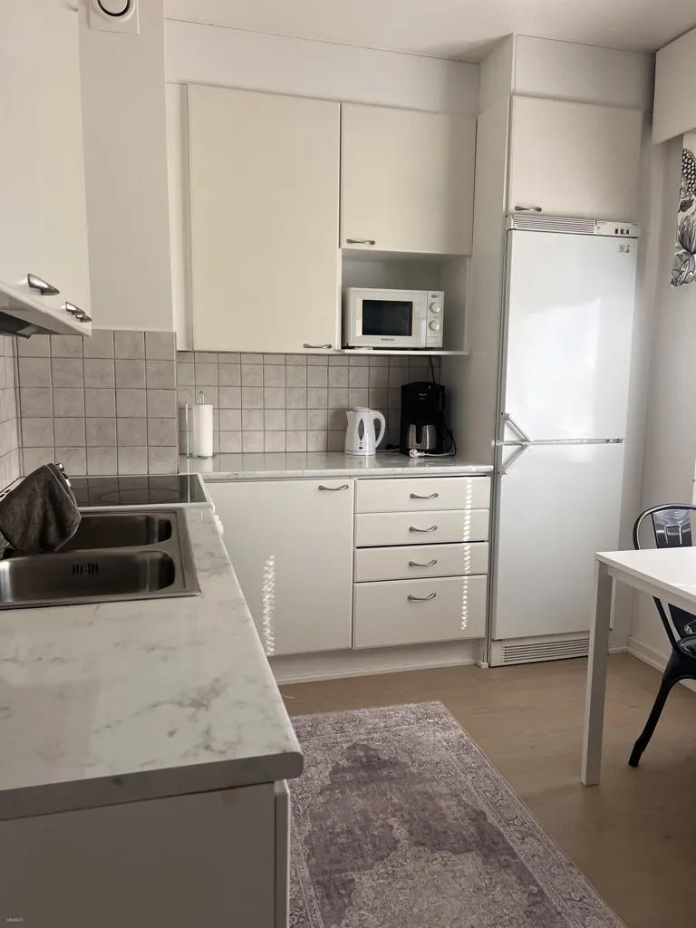 Cuisine - 2-Bedroom Apartment with Balcony in Seinäjoki Centre