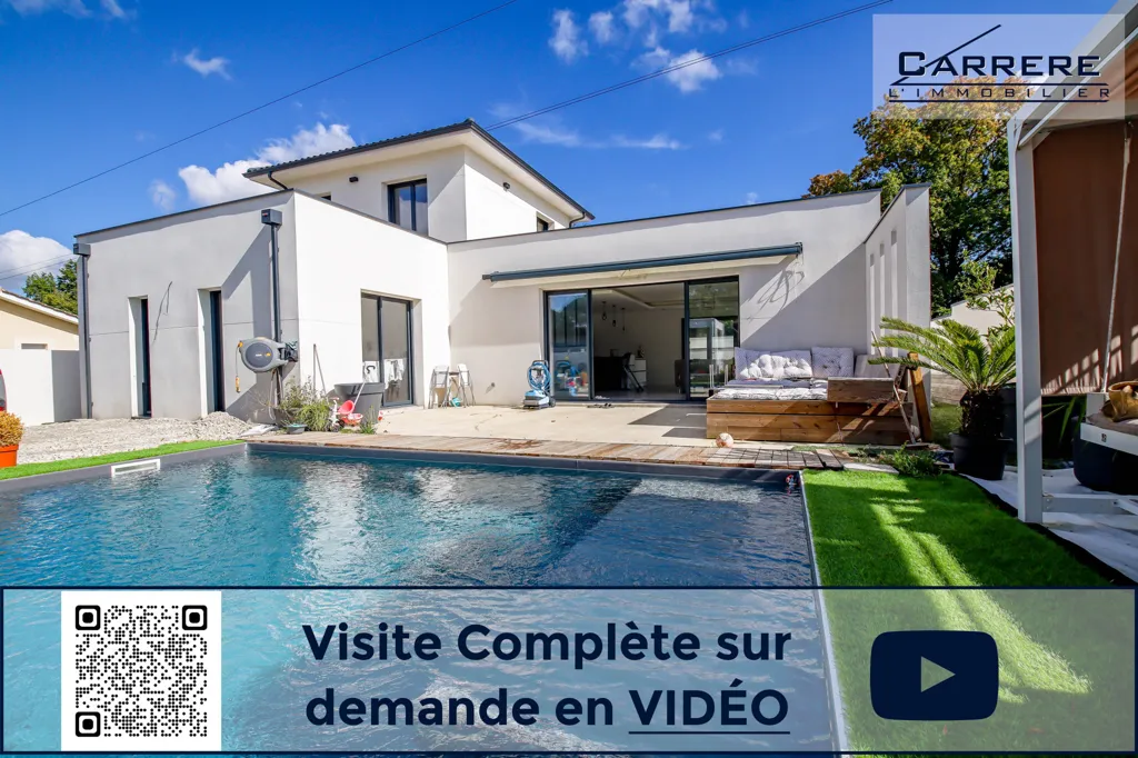 Piscina - Modern House with Pool in Cenon