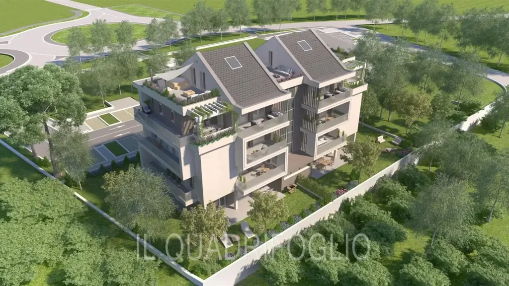 Õhuvaade - Modern Apartment with Terrace in Cesena