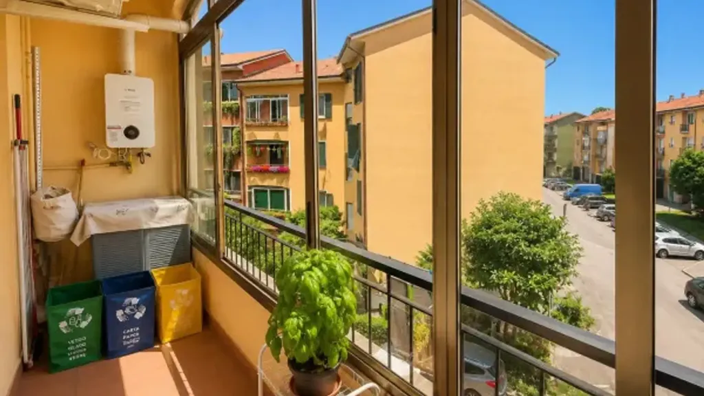 Rõdu - Bright Trilocale with Balcony in Milan