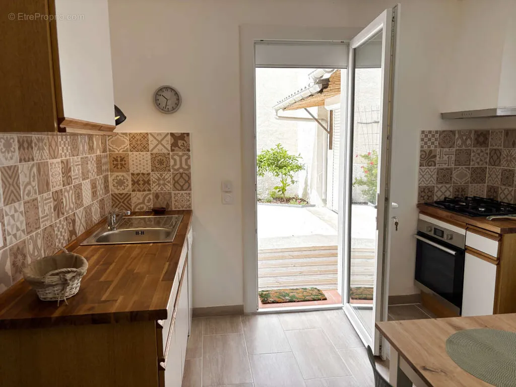 Köök - Renovated Maison with Terraces near Perpignan