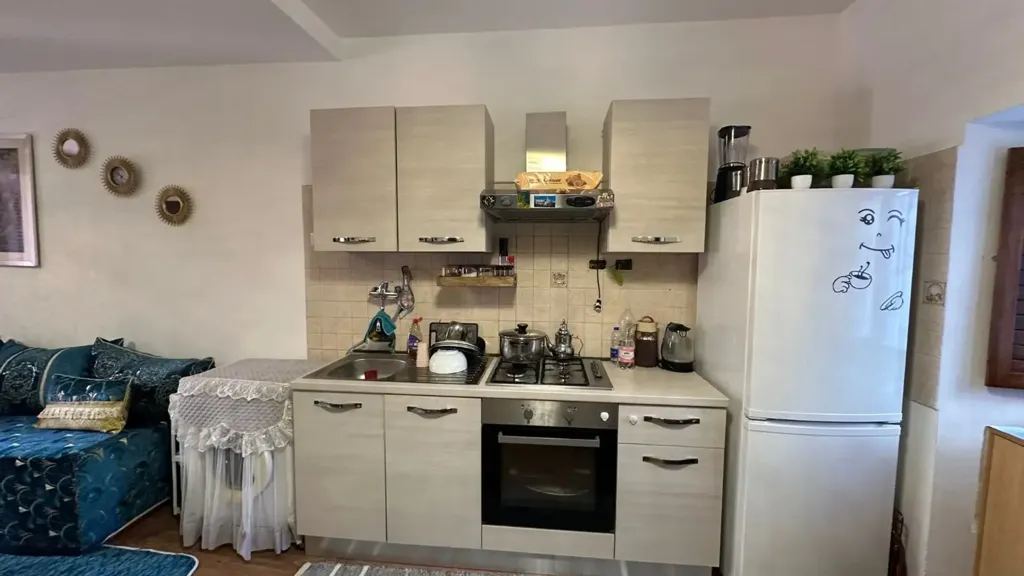 Kitchen - Restored Apartment with Balcony in Marino