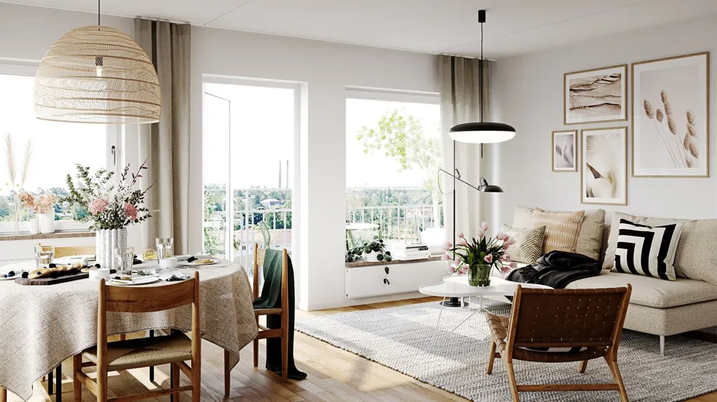 Sala da pranzo - Apartment with Garden in Stockholm