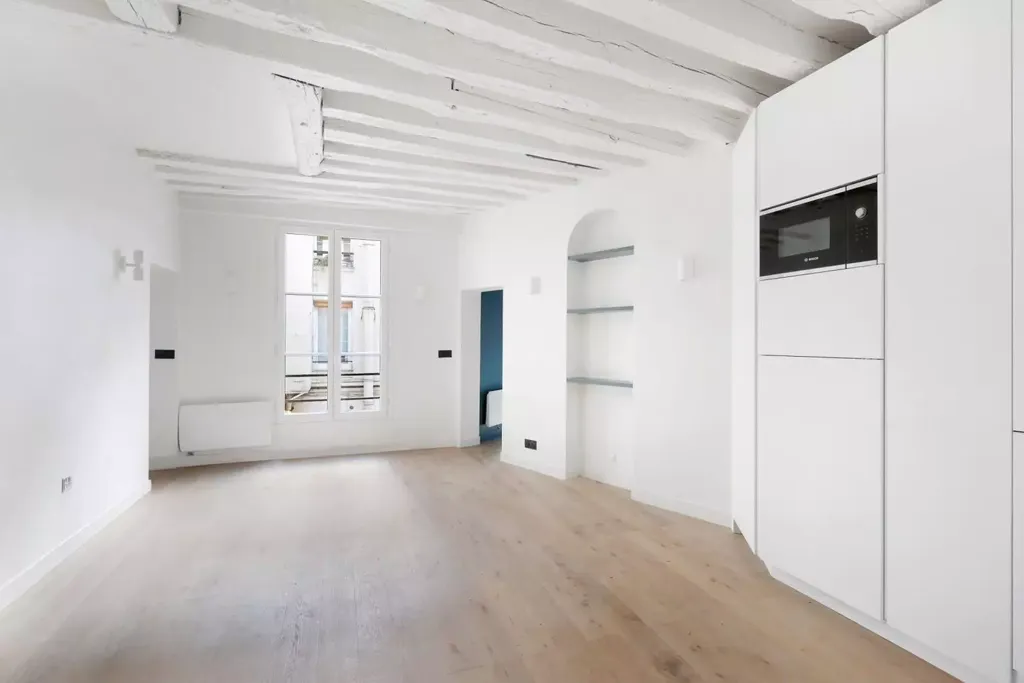 Séjour - Appartement 2 Pièces dans le Marais à Paris