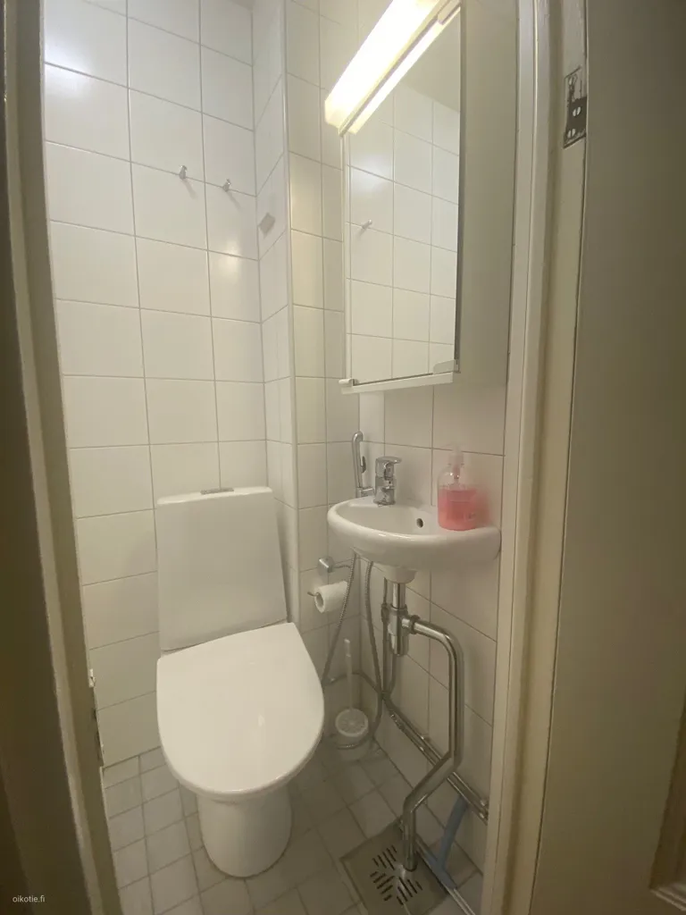 Salles de bain - Modernised Studio Flat in Kallio, Helsinki