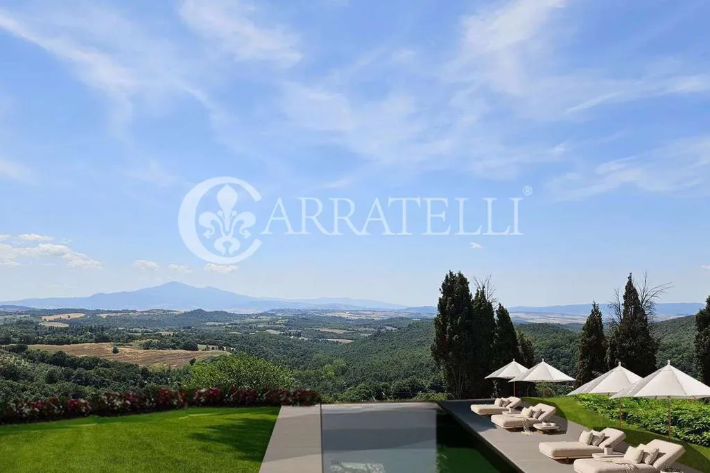 Piscine - Luxury Farmhouse with Infinity Pool in Torrita di Siena