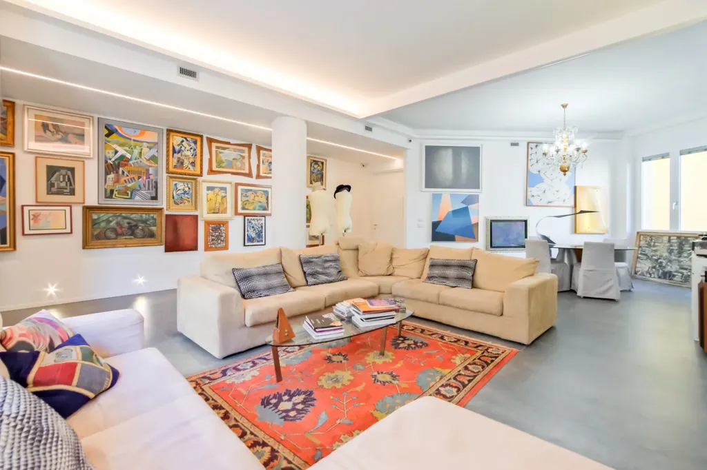 Séjour - Rustic Apartment with Historic View in Florence