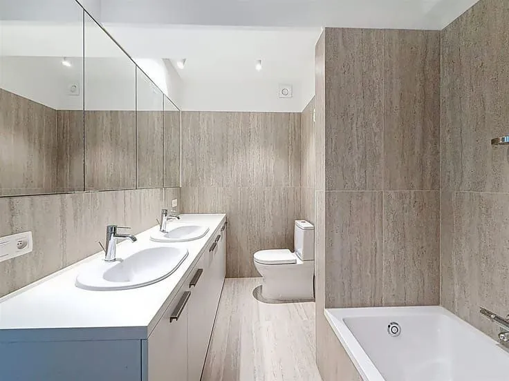 Salles de bain - Appartement au Boulevard Bischoffsheim à Bruxelles